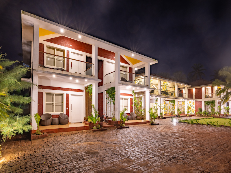 Garden & Building - Night view